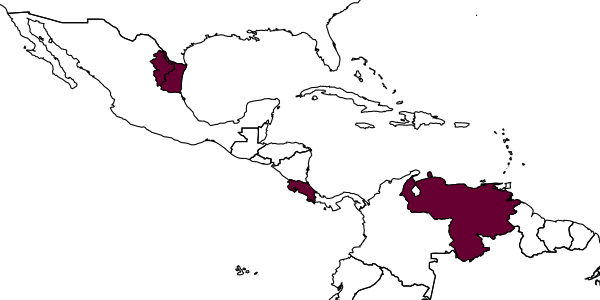 map of Colpotrochia diabella     Gauld & Sithole, 2002